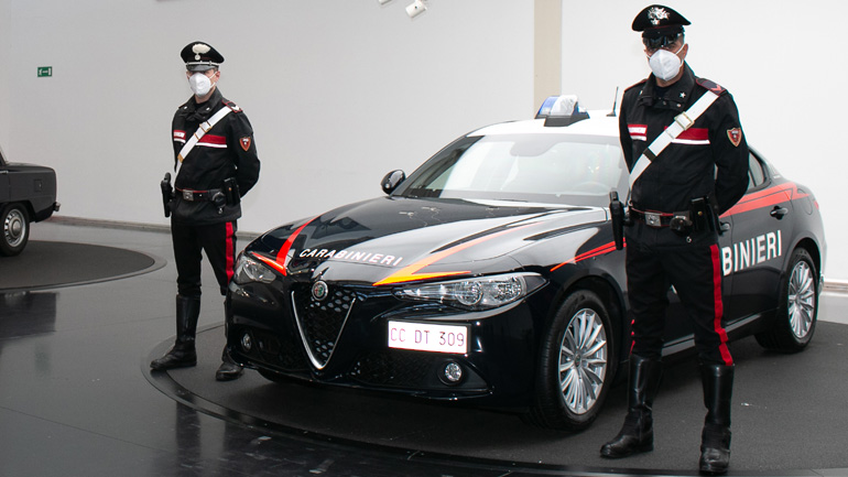 Η αστυνομία πήρε 1.170 Alfa Romeo Giulia